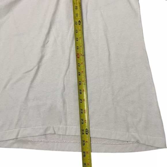 vintage 80s single stitch RARE Golf Jamaican Polo T-Shirt USA Bantam White S-M - Picture 4 of 6